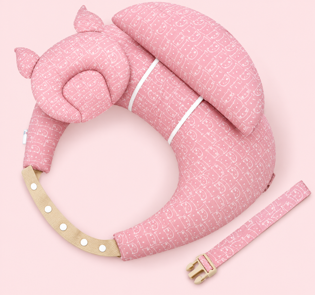 Almohada de lactancia con elevador ajustable